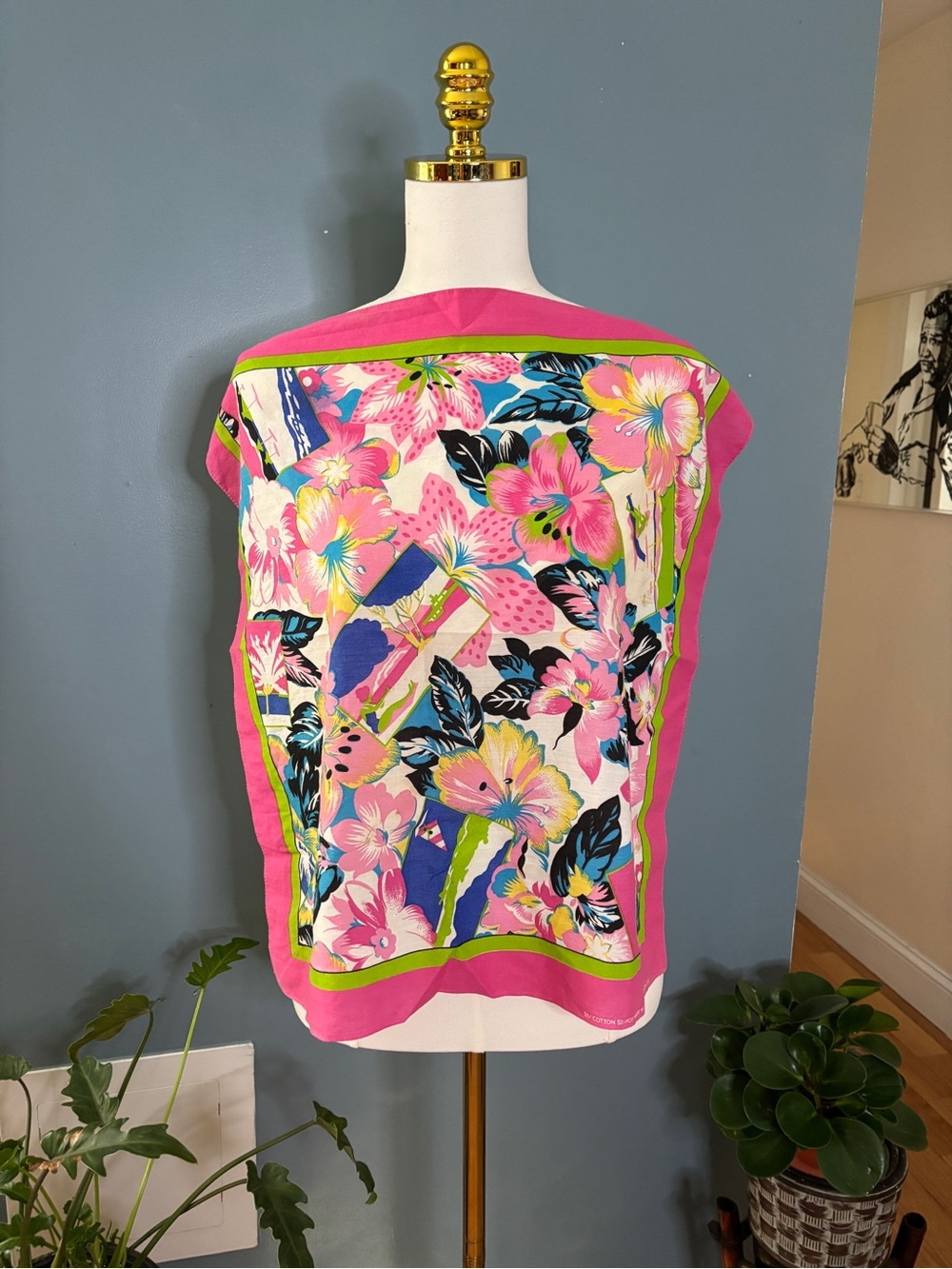80s Hawaiian Bandana Scarf